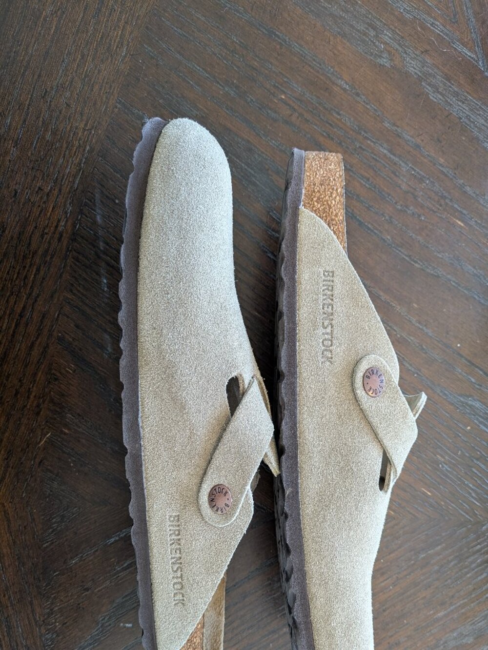 Birkenstock Women's Boston Soft Footbed Clogs - Taupe - Picture 3 of 4